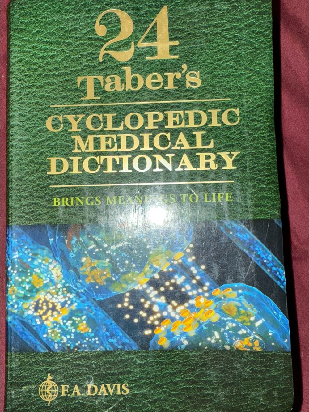 Taber's 24 Cyclopedic Medical Dictionary - Green Cover